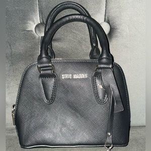 Steve Madden Black Double Handle Mini Bag
